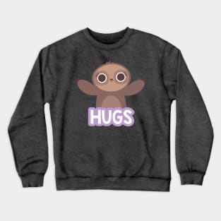 Sloth Hugs Crewneck Sweatshirt